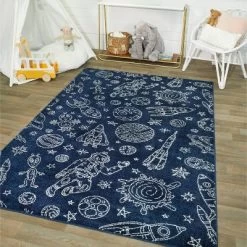 Rockets And Planets Rug - Balta Rugs