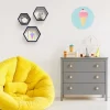 8" X 10" X 12" Set Of 3 Hexagon Shelves For Kids' Room - InPlace