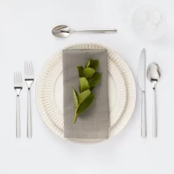 20pc Valona 18/10 Stainless Steel Flatware Set - Threshold Signatureâ˘