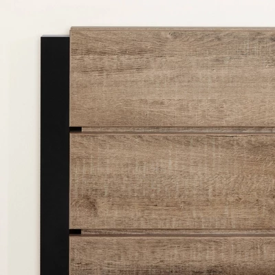 Arlen Mates Bed And Headboard Set Weathered Oak - South Shore - Image 7