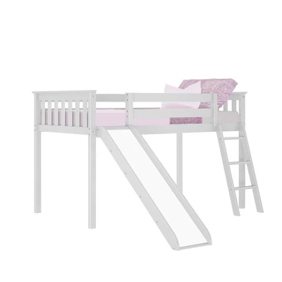 Max & Lily Twin Low Loft Bed With Slide - Image 6