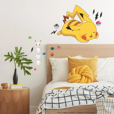 Pokemon Sleeping Pikachu Giant Peel And Stick Wall Decals - RoomMates - Image 3
