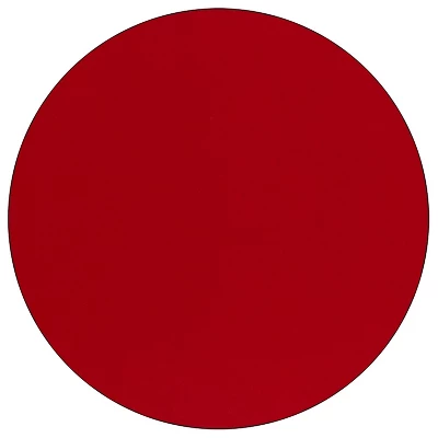 Emma And Oliver 48" Round Laminate Adjustable Preschool Activity Table