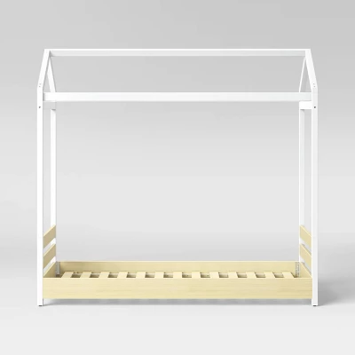 Twin House Kids' Bed White - Pillowfort™