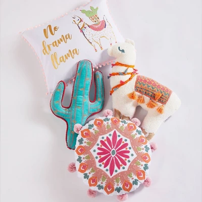 Alpaca No Drama Llama Pillow - Homthreads - Image 3