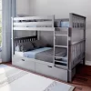 Max & Lily Full Over Full Bunk Bed With Storage Drawers