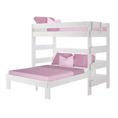 Max & Lily Farmhouse Twin Over Queen L-Shaped Bunk Bed - Image 5