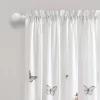 2pc Flutter Butterfly Window Curtain Set Pink - Lush Décor