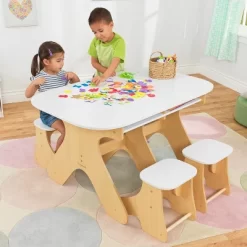 KidKraft Arches Expandable Table With Bench Set