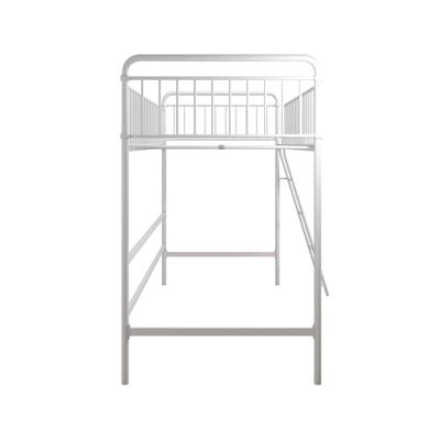 Twin Kaila Metal Loft Bed White - Room & Joy - Image 8