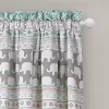 Elephant Striped Window Curtain Panels - Lush Décor