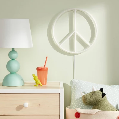 Peace Neon Kids' Wall Decor - Pillowfortâ˘