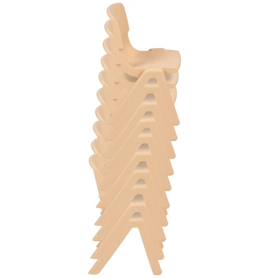 Flash Furniture 2 Pack Plastic Stackable School Chair With 10.5" Seat Height - Image 11