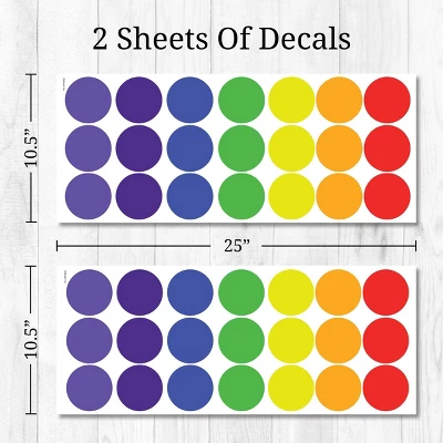 Primary Polka Dots Wall Decor - Decalcomania - Image 2