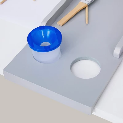 Fantasy Fields - Little Artist Monet Play Art Table Kids Furniture - White/Gray - Image 11