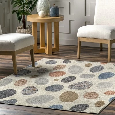 Libby Colorful Pebbles Kids Area Rug - Image 8