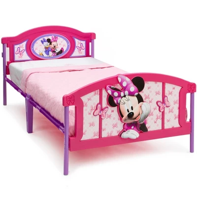 Twin Disney Minnie Mouse Plastic 3D Bed - Delta Children - Image 2