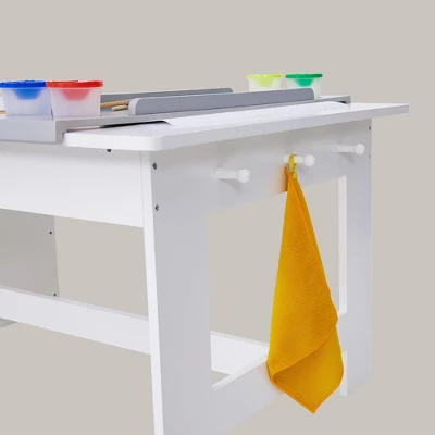 Fantasy Fields - Little Artist Monet Play Art Table Kids Furniture - White/Gray - Image 10