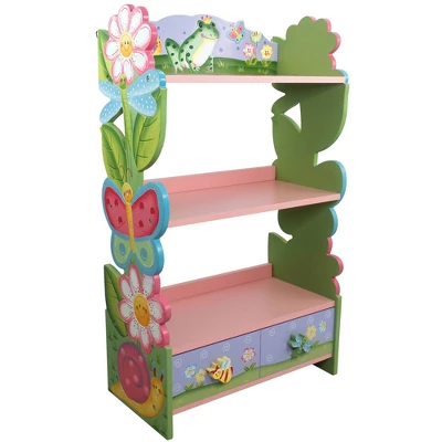 Magic Garden Floral Bookshelf - Fantasy Fields By Teamson Kids - Image 9