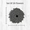 Zinnias Wall Decor - Decalcomania