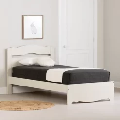 Lyara Bed Set White Wash - South Shore