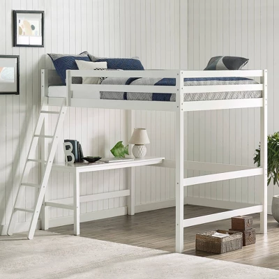 Full Caspian Loft Bed White - Hillsdale Furniture - Image 11